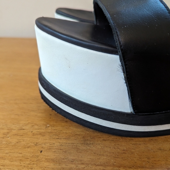 AF Vandevorst Chunky Platform Platform Leather Sandals - Picture 5 of 16